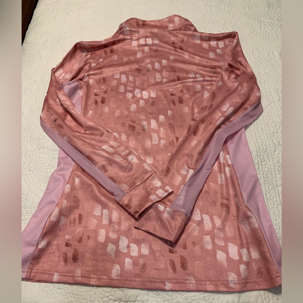Equestrian Artisans Pink Patterned Long Sleeve To… - image 6